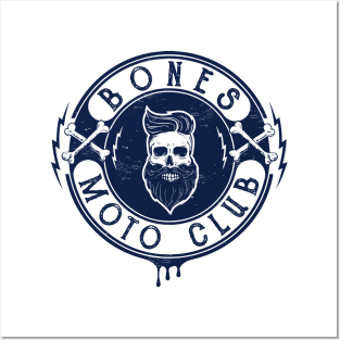 Bones moto club Posters and Art